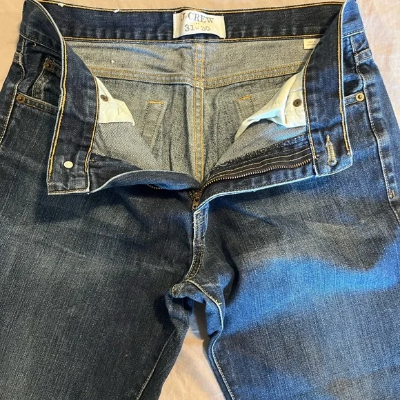 J. Crew Men's Dark Blue Bootcut Jeans - Picture 5 of 6